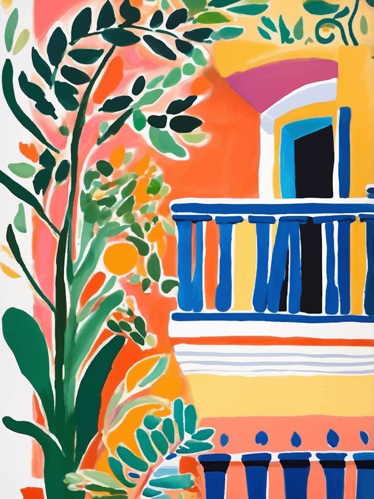 Cheerful and botanical Balcony