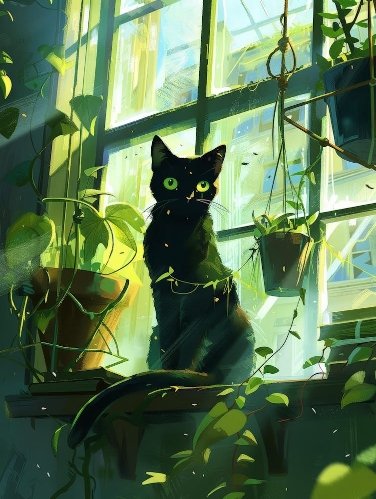 Cat In The Window 9
