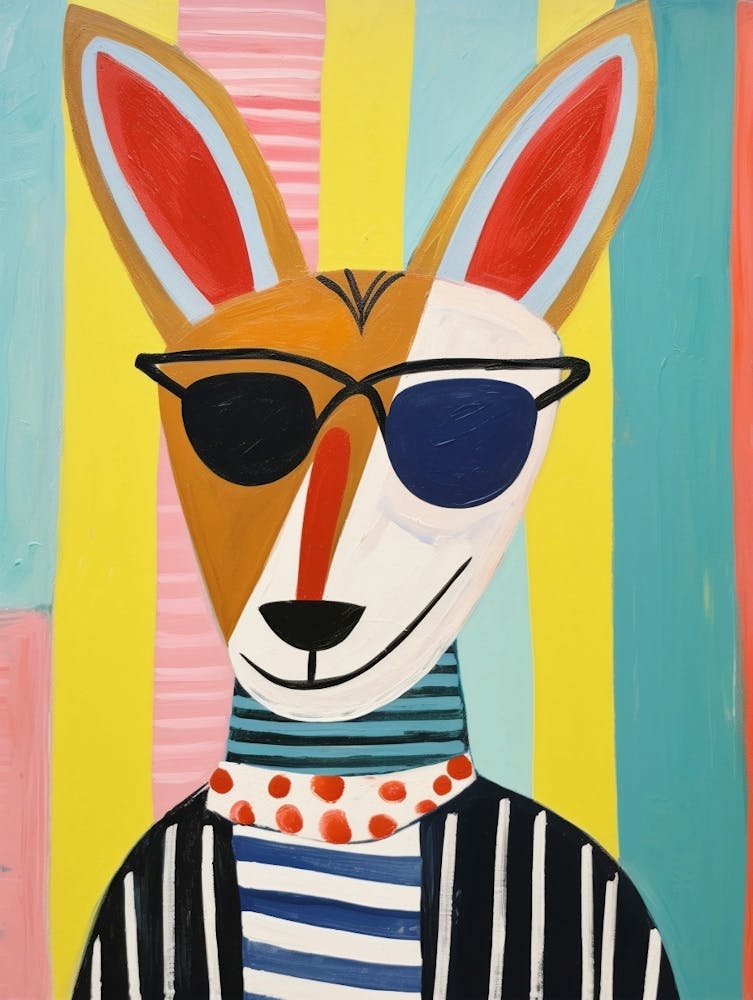 Little Jackal 4 Wearing Sunglasses