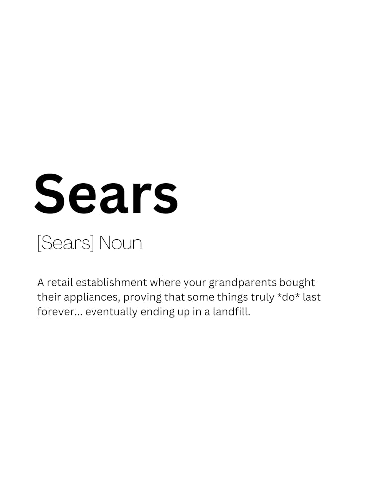 Sears Definition Meaning 1