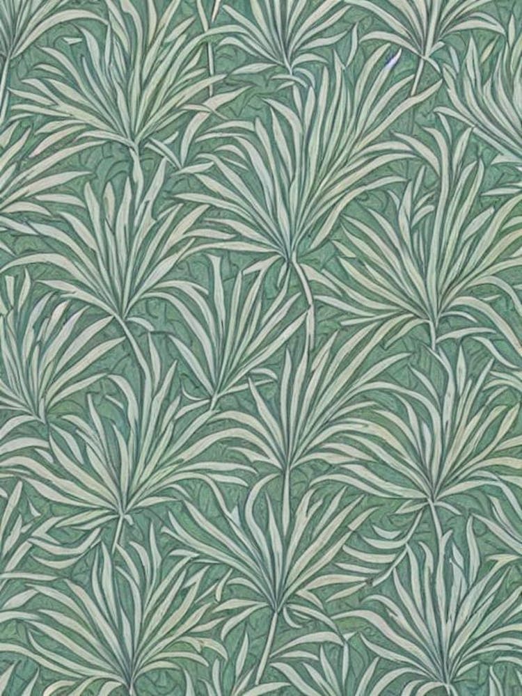 Langblättrige Kiefer Vintage Botanik