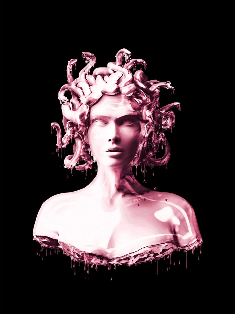 Rose Gold Medusa