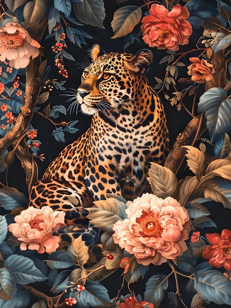 Leopard In The Forest 1