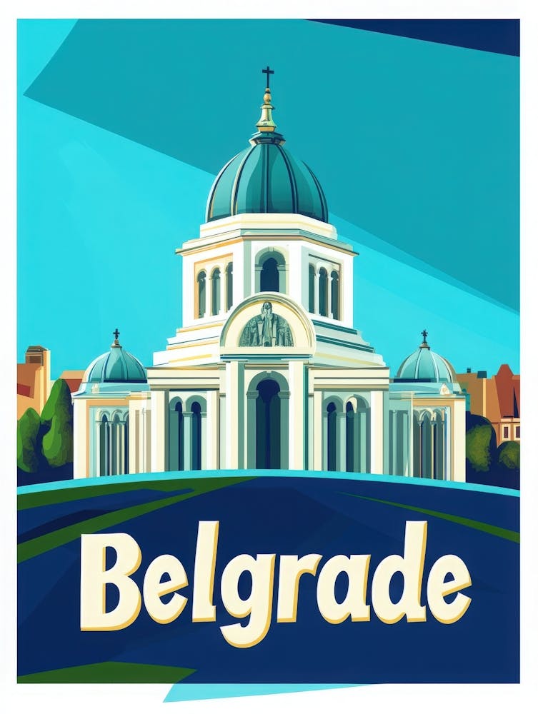Aihrgdesign A 1970s Inspired Travel Poster For Belgrade 2