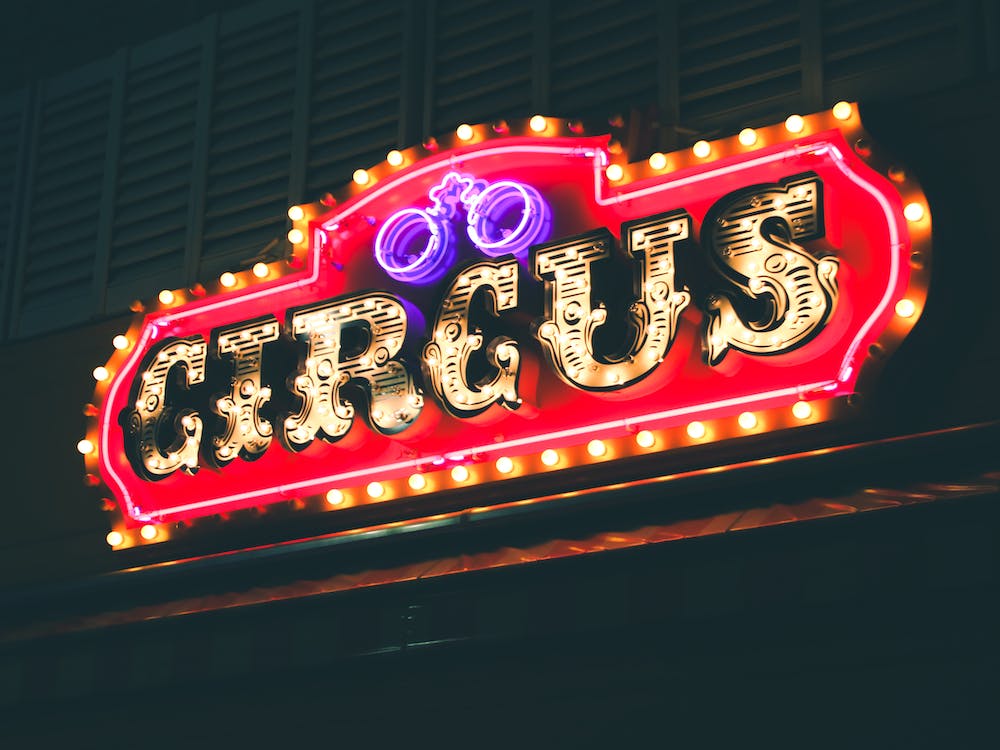 Circus Lights Sign