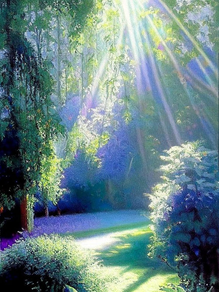 Bellingrath Gardens, Usa Classic Monet Style Painting