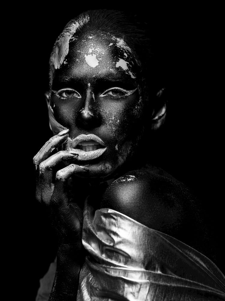 Black And White Portrait Of A Woman 22