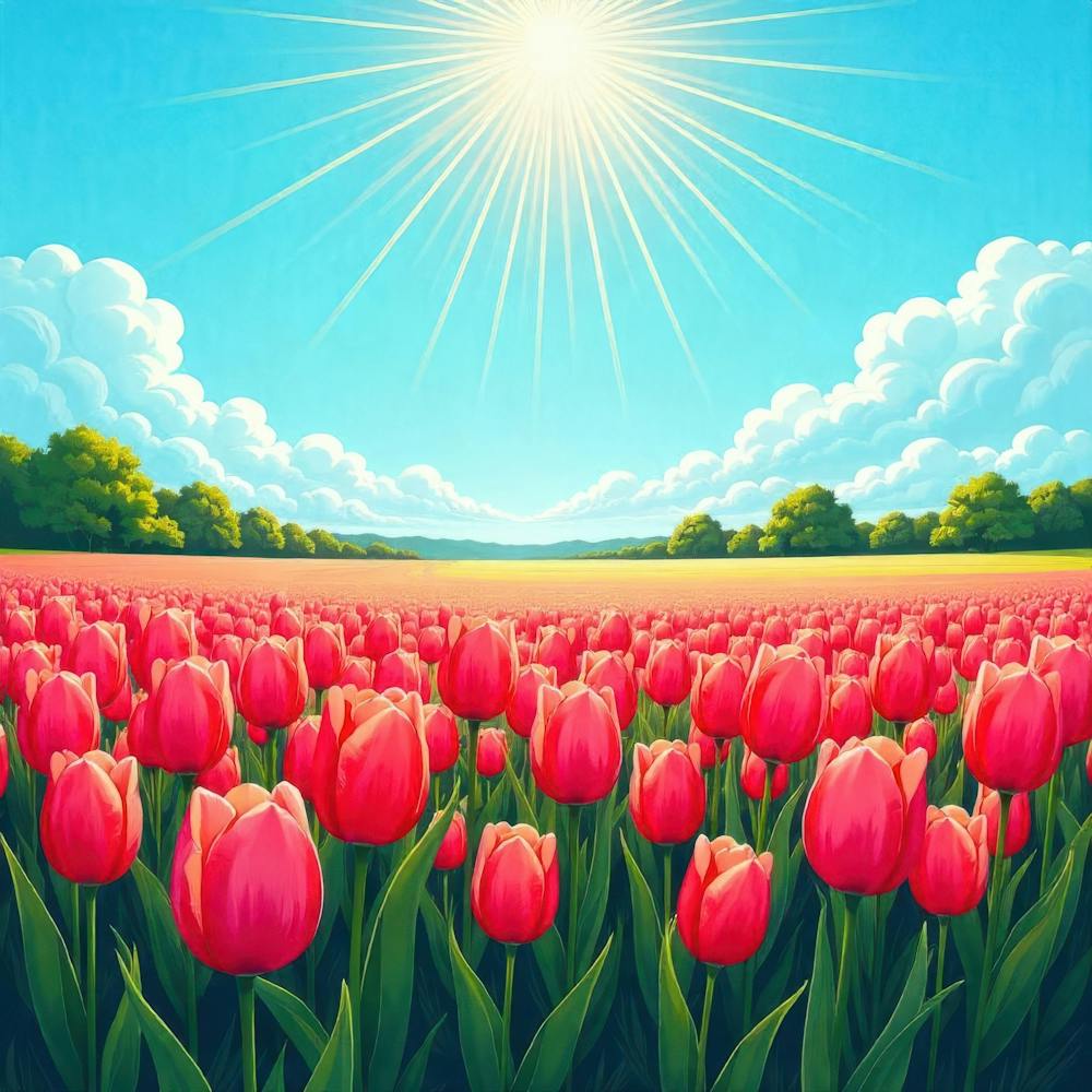 Field Of Tulips