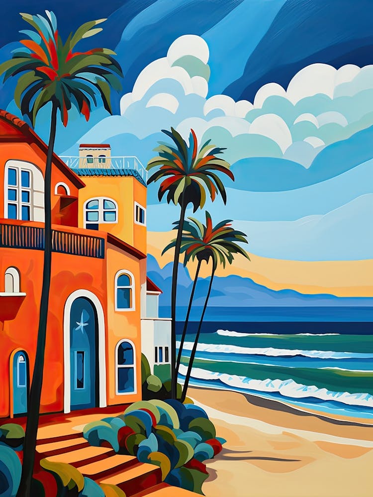 Huntington Beach, California, Matisse And Rousseau Style 3