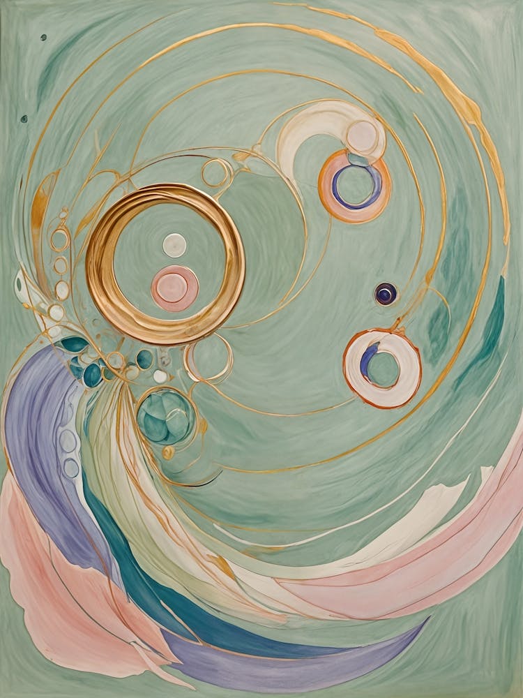 Abstract Pastel Lucky Charm