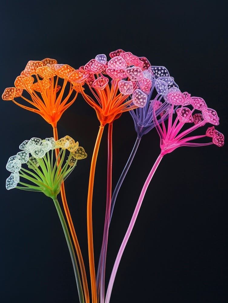 Bright Inflatable Flowers Queen Annes Lace