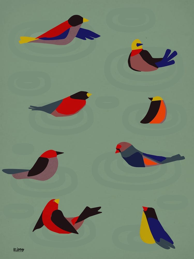 Minimal Kubistik Birds
