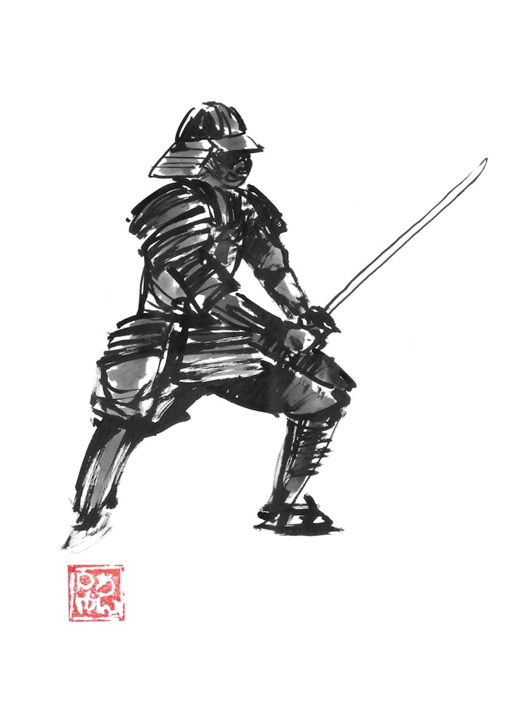 Samurai en garde 1