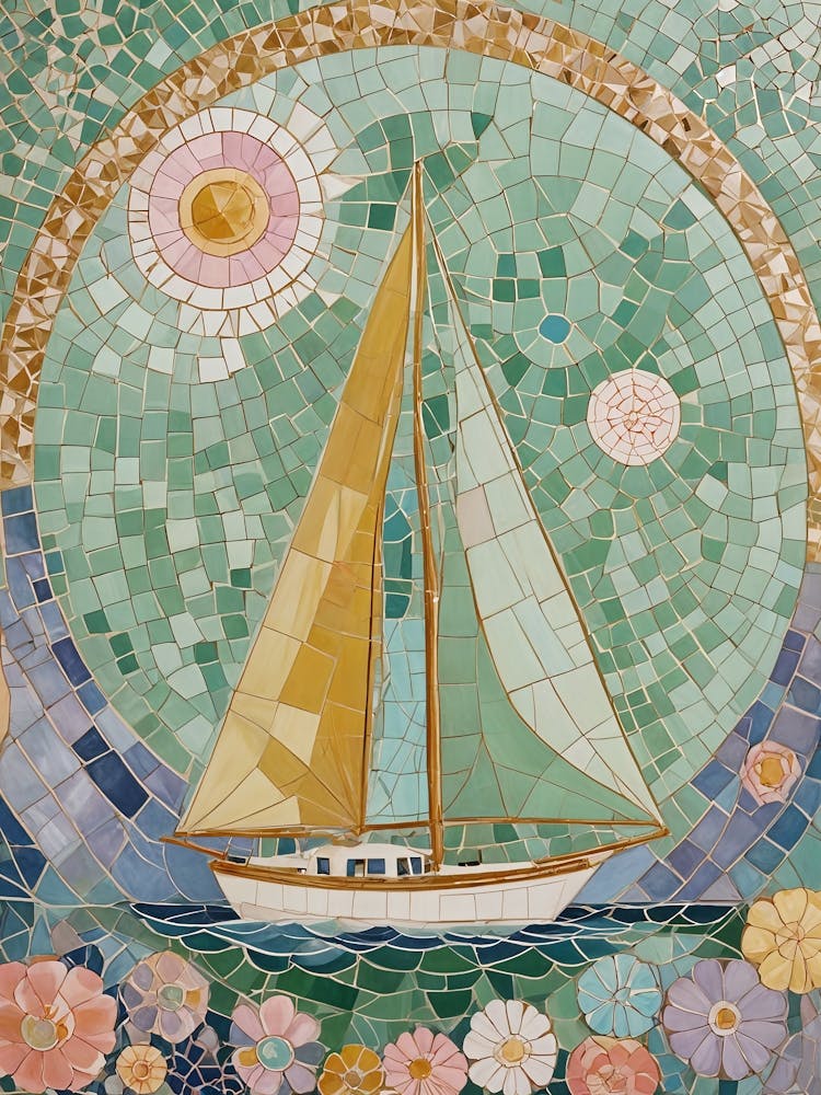 Sailboat Mosaic no3