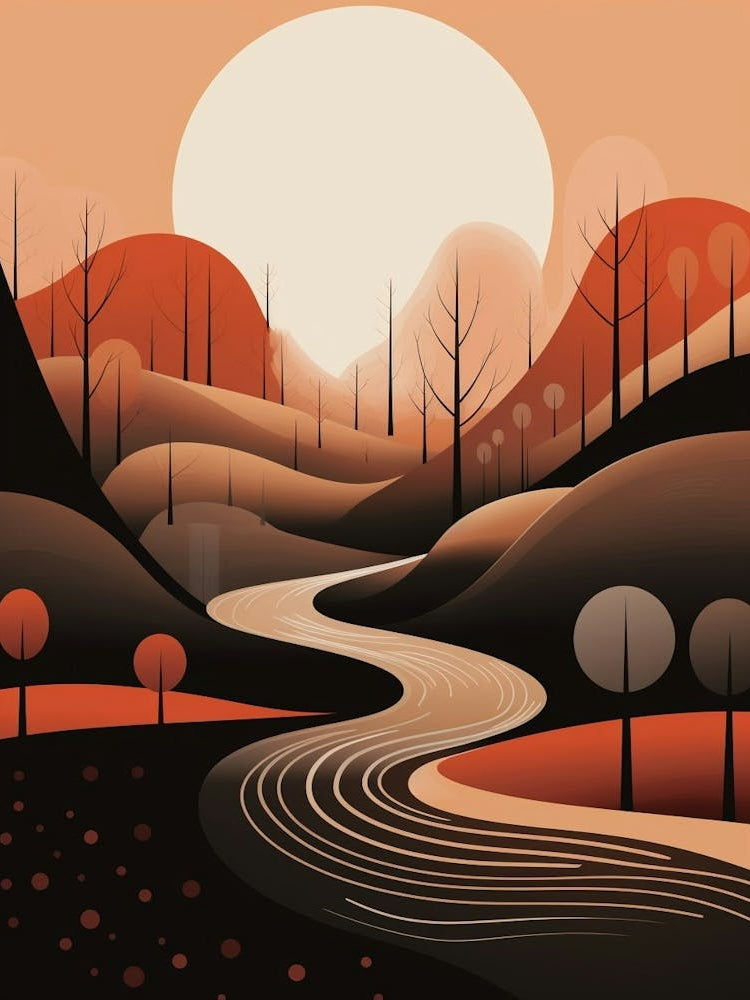 Abstract Minimalist Landscape 10