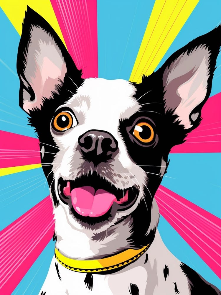 Pop Art Cartoon Chihuahua3