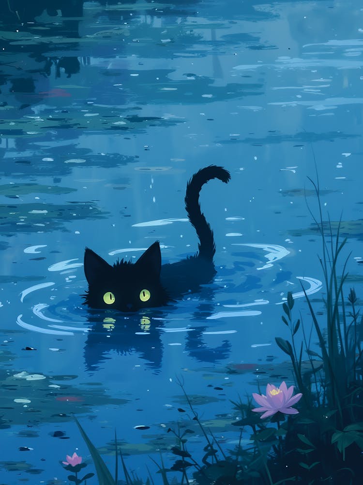 Cat Undercover Agent / Cat in Bath