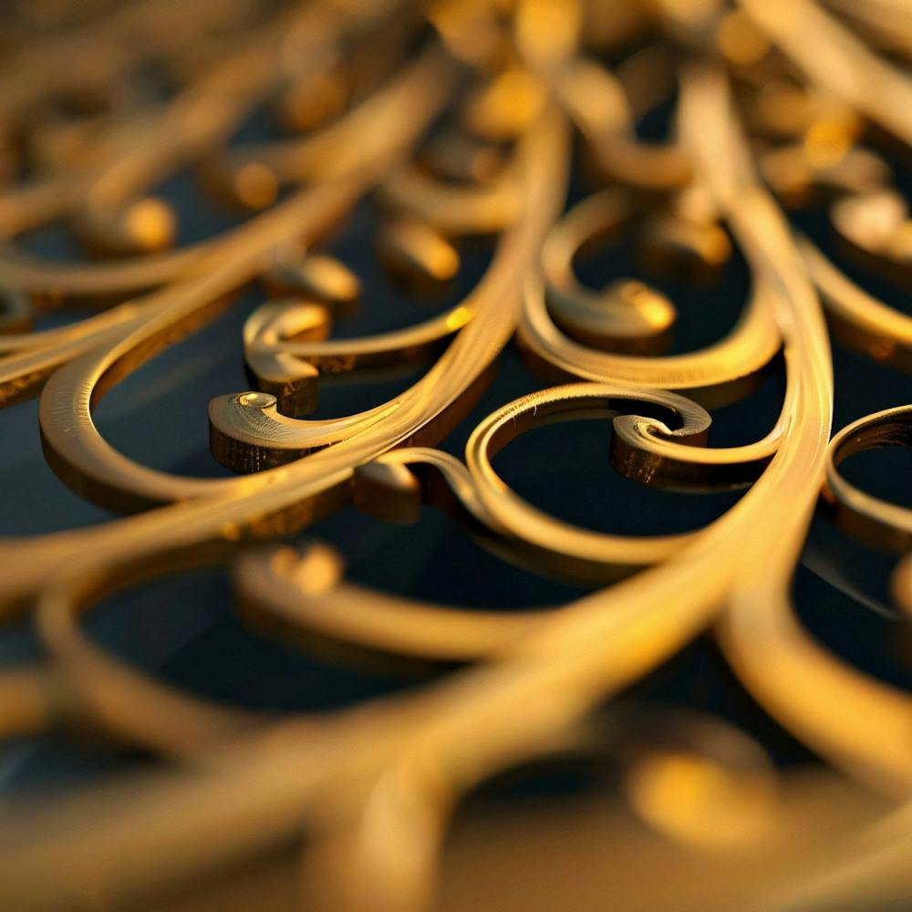 Gold Ornate Pattern