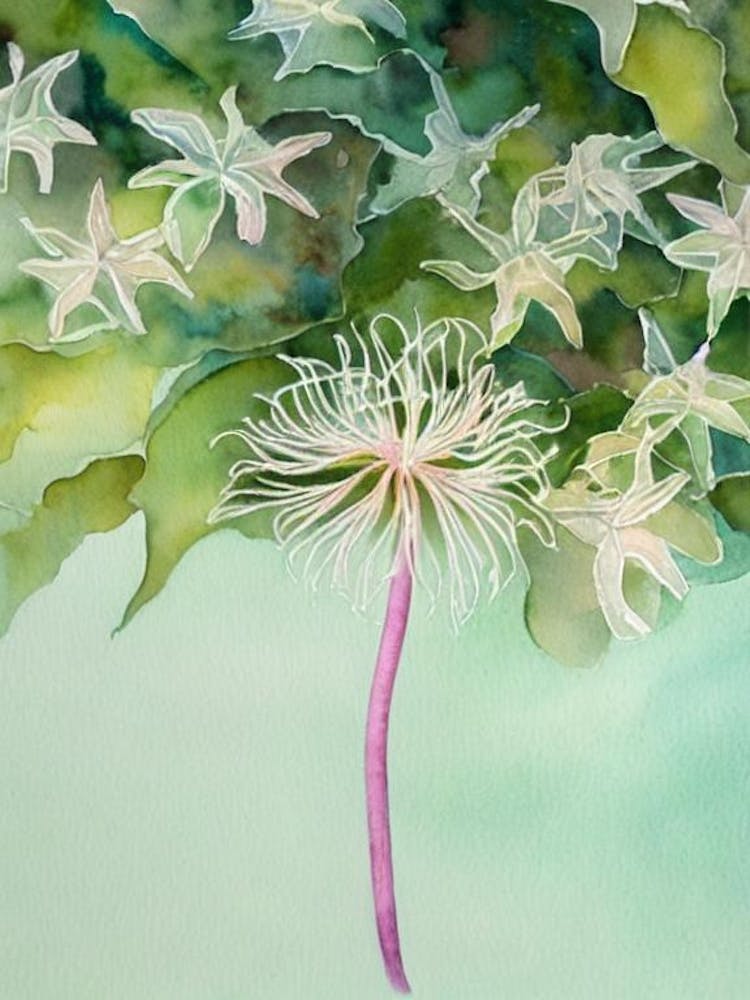 Sea Lily Storybook Watercolour