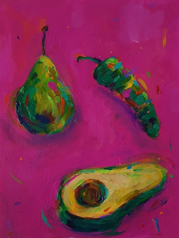 Pear, Chili, Avocado