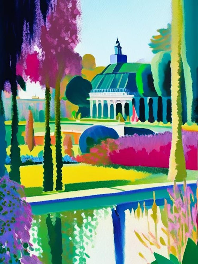 Nymphenburg Palace Gardens, 1, Germany Abstract Still Life