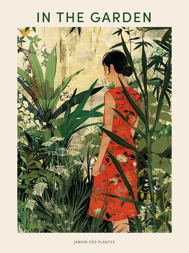 In The Garden Poster Jardin Des Plantes France
