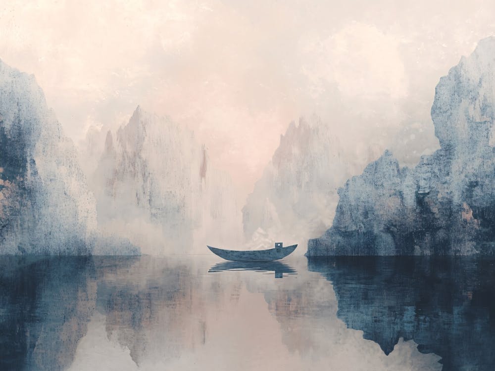 Boat In The Mist