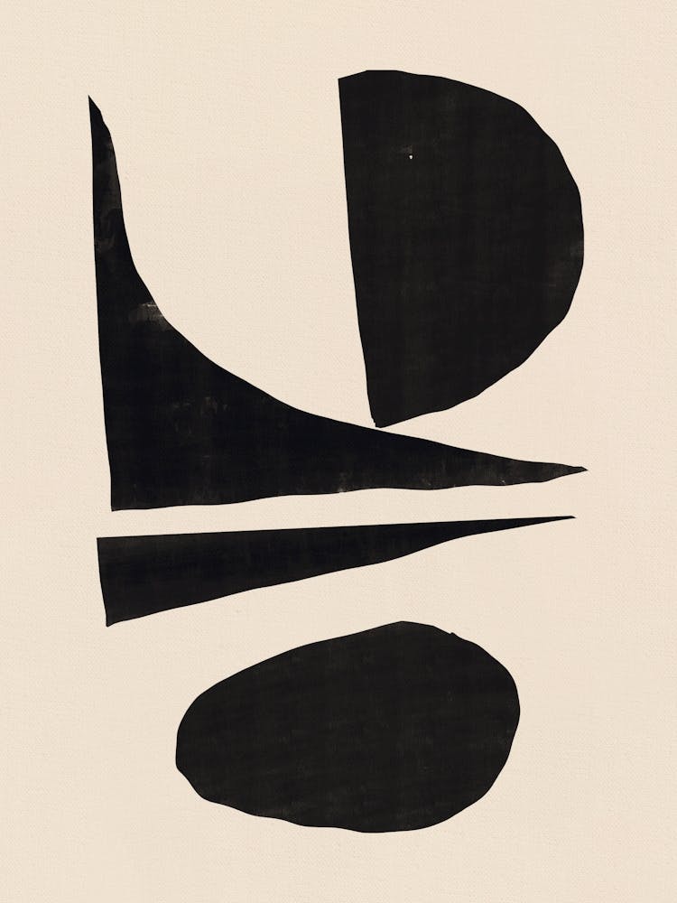 Abstract Painting geometry cut out