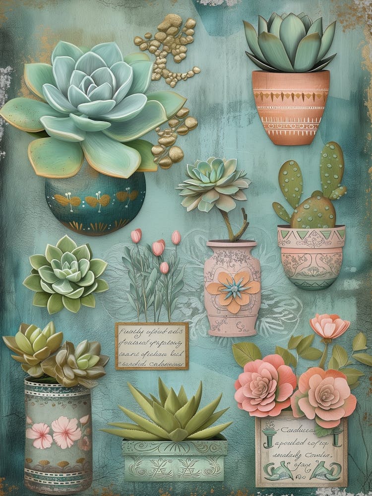 Succulents In Pots 1