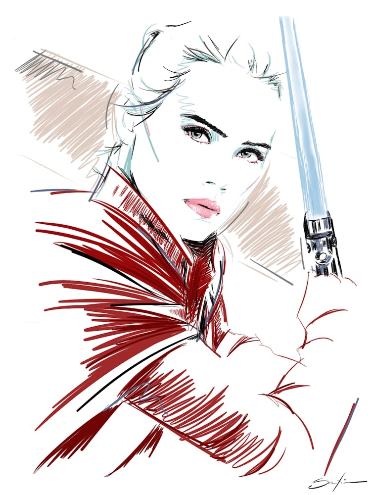 Rey Skywalker - Retro 80s Style