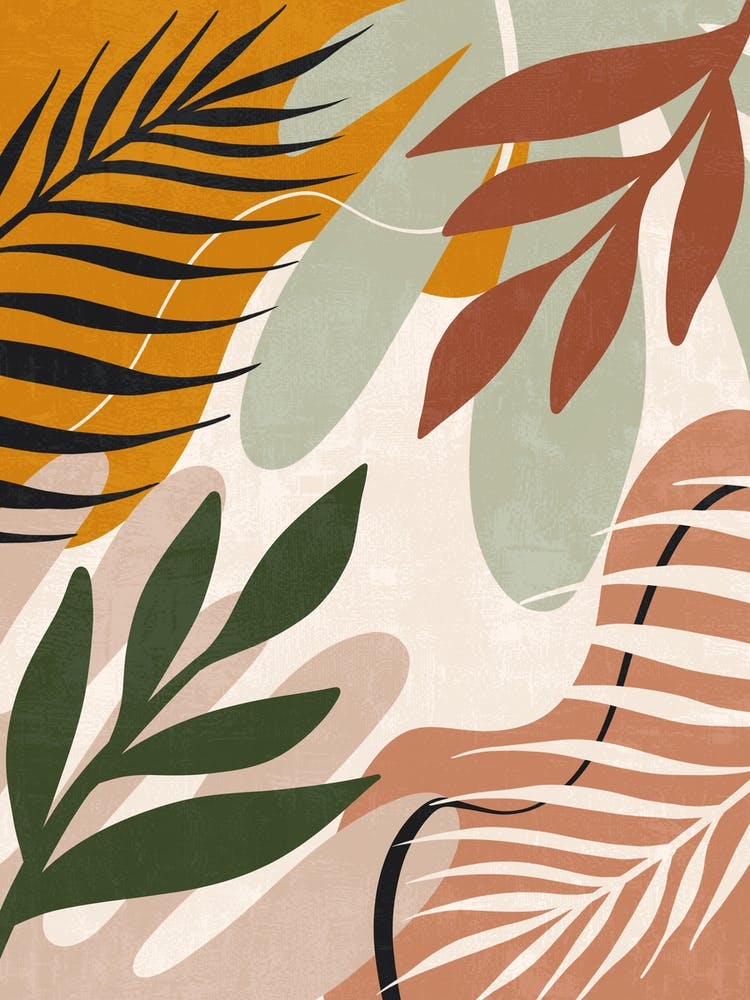 Abstract Tropical Leaves 6