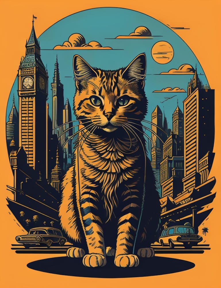 Cat In New York City