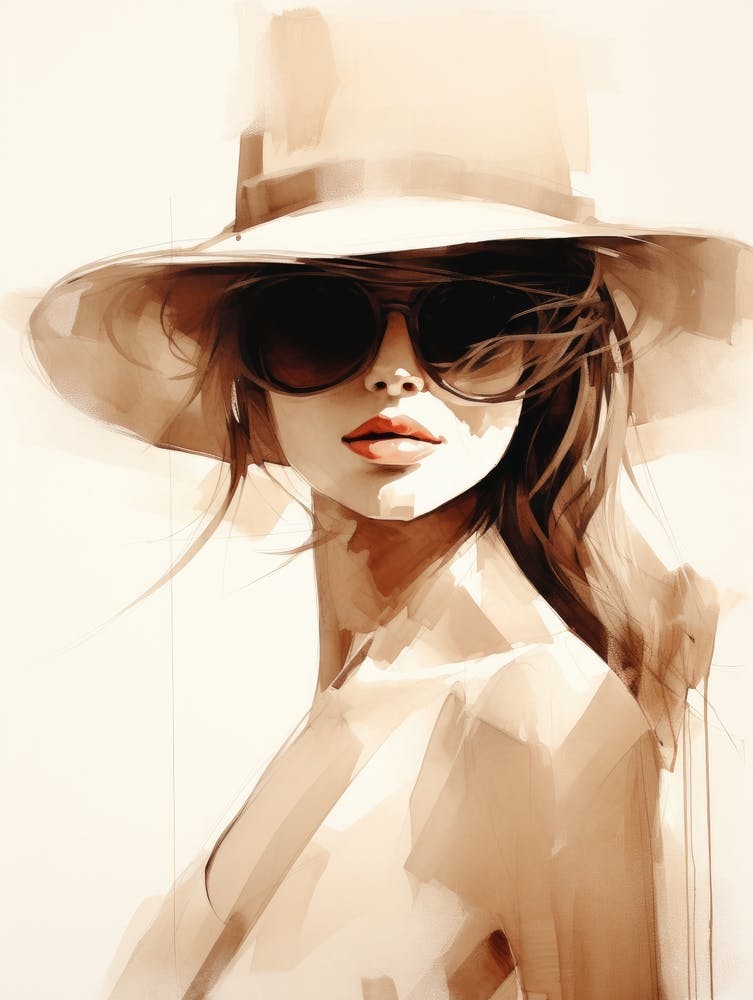 Woman In A Hat 41