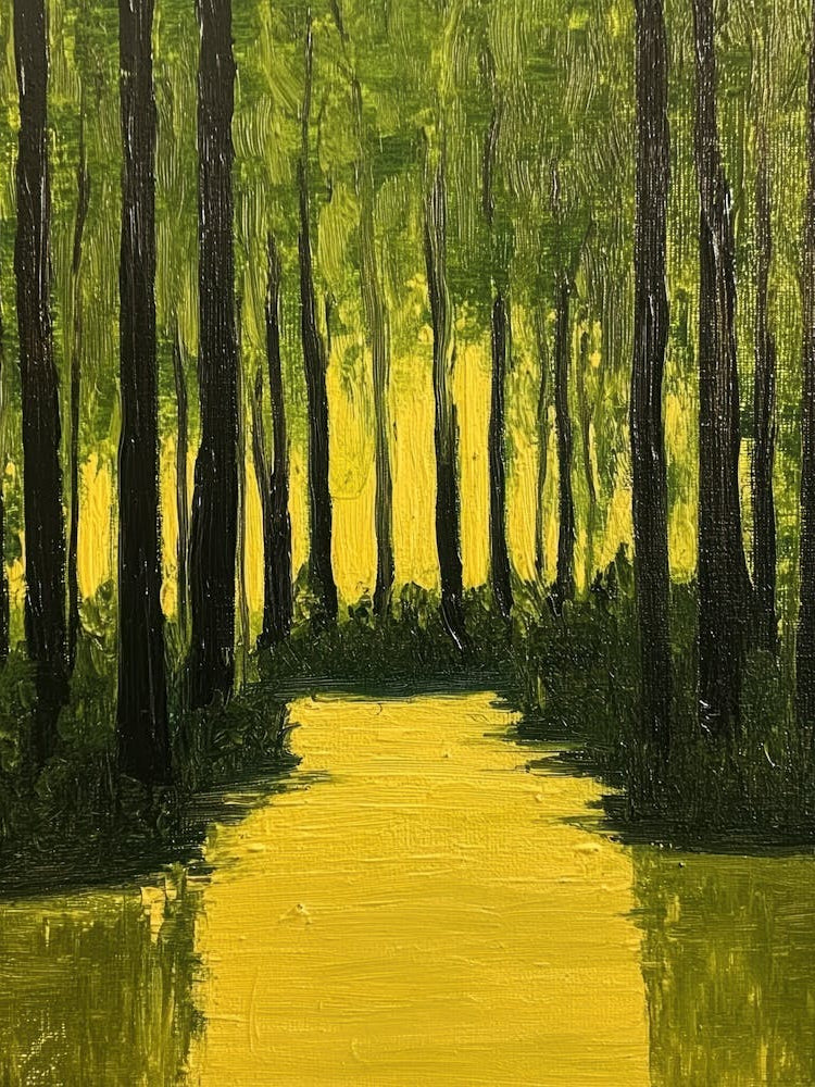 Yellow Light In The Woods