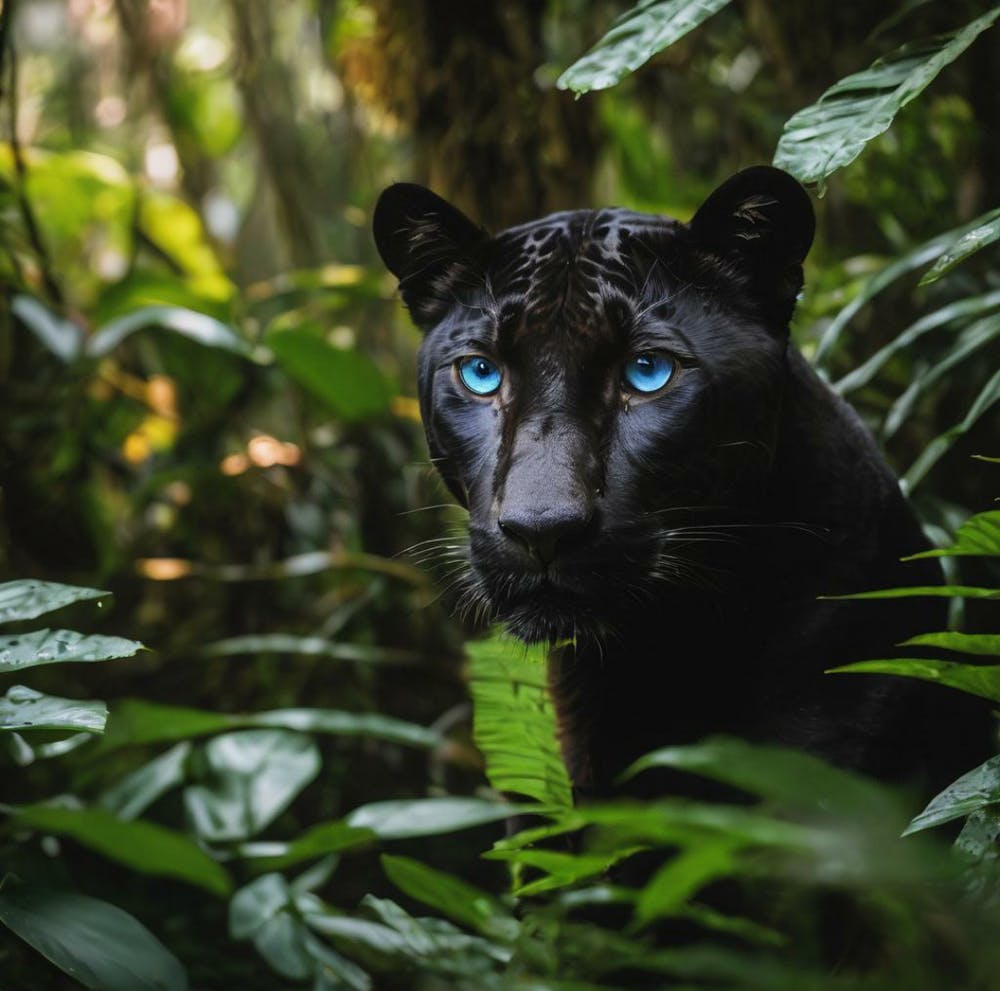 Black beauty In Jungle