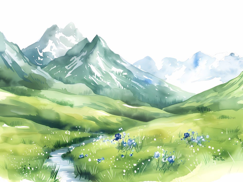 Oil paint Green Valley 8