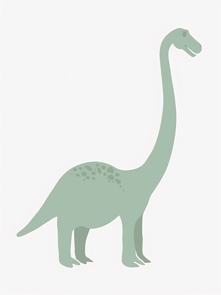 Pastellminz-Brachiosaurus-Silhouette 1