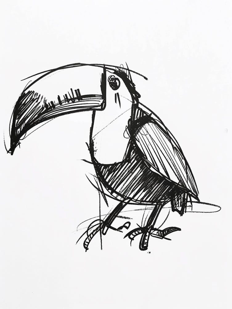 B&W Toucan