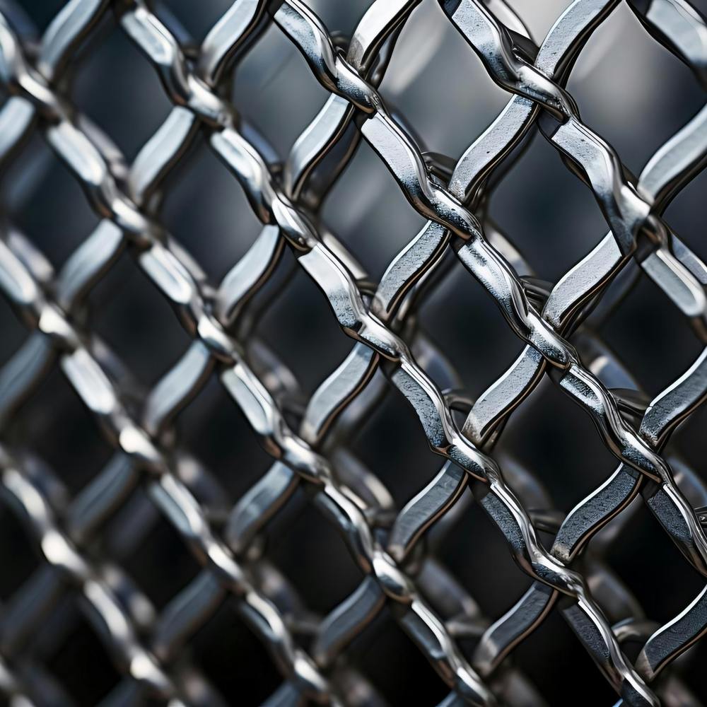 Close Up Of A Chain Link Fence 1