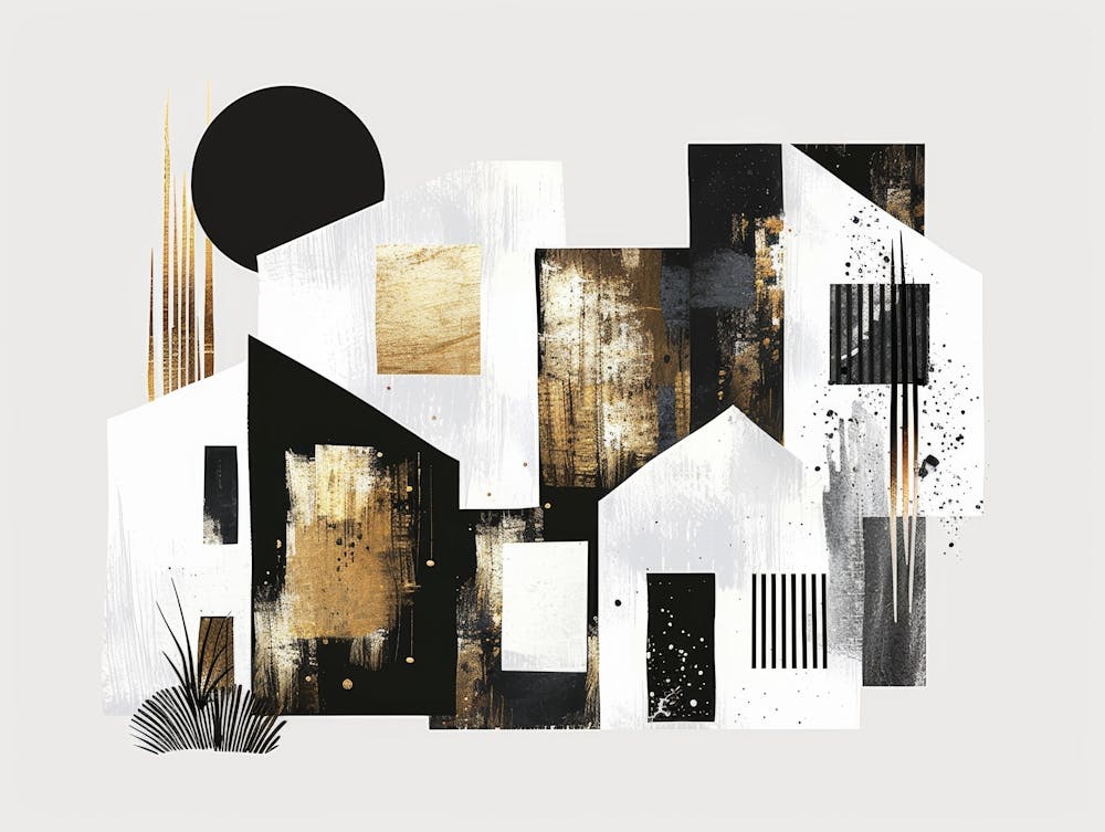 House In Black And White