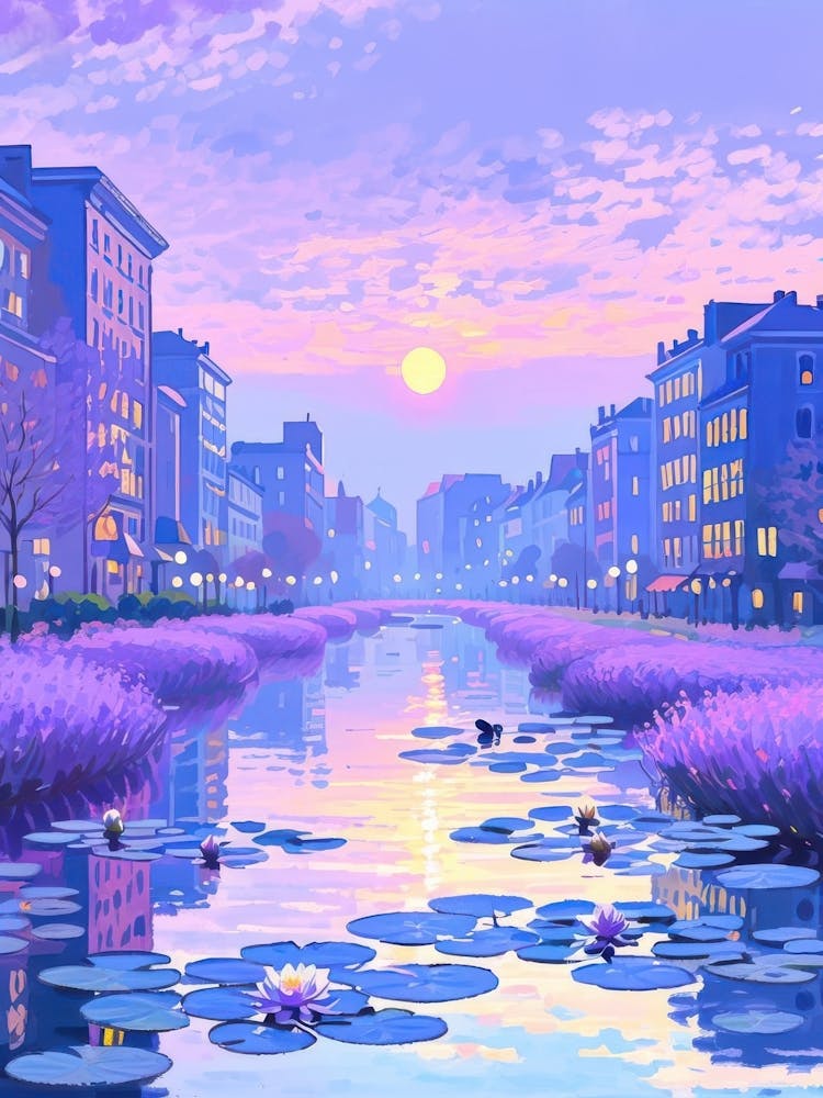 City At Sunset 1