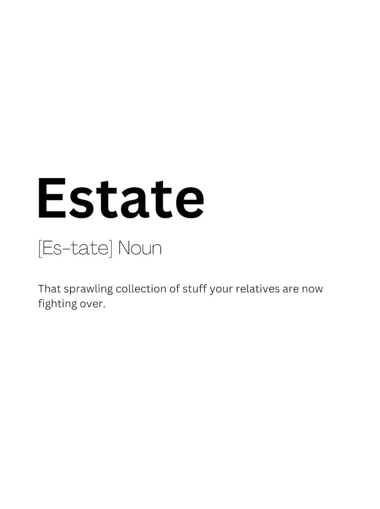 Estate Definition Meaning