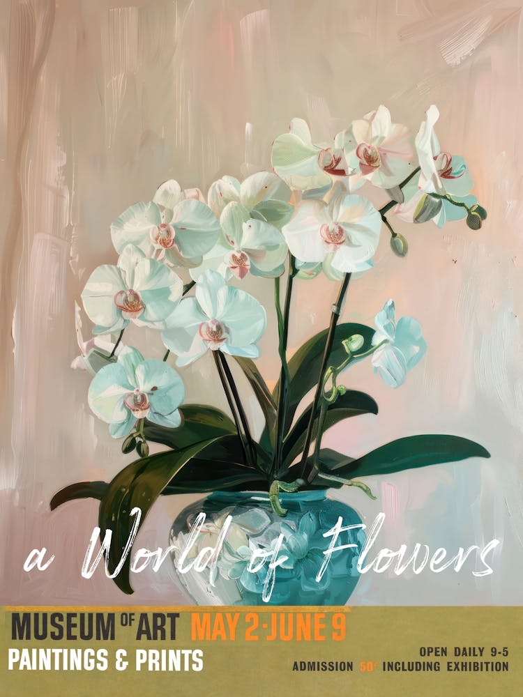 A World Of Flowers, Van Gogh Exhibition Orchidee 3