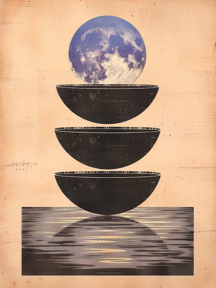 Moon And The Bowls