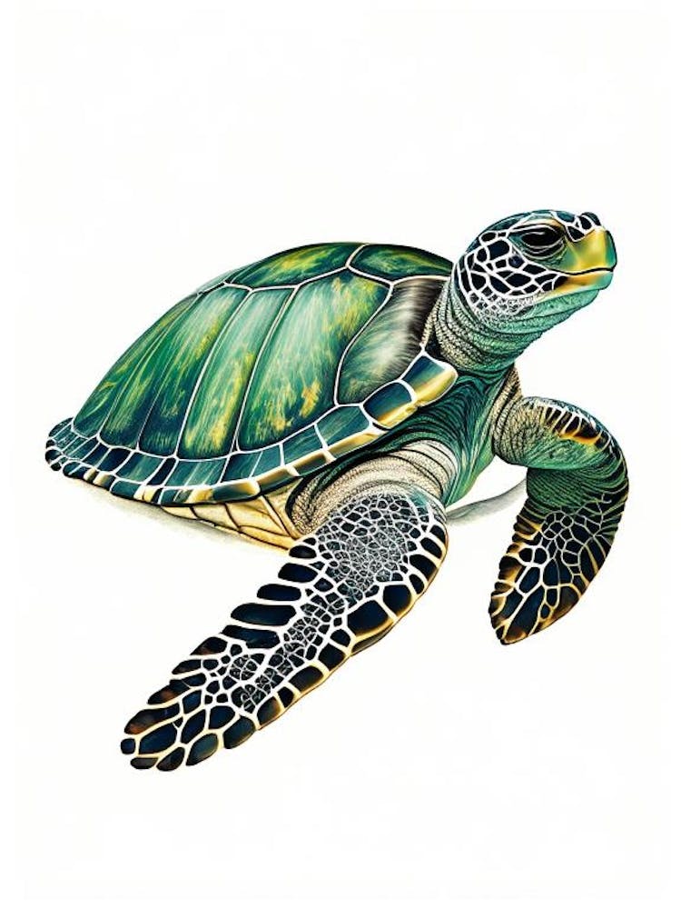 Conservation Sea Turtle, Sea Turtle Vintage 1