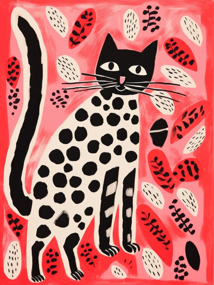 Polka Dot Cat 3