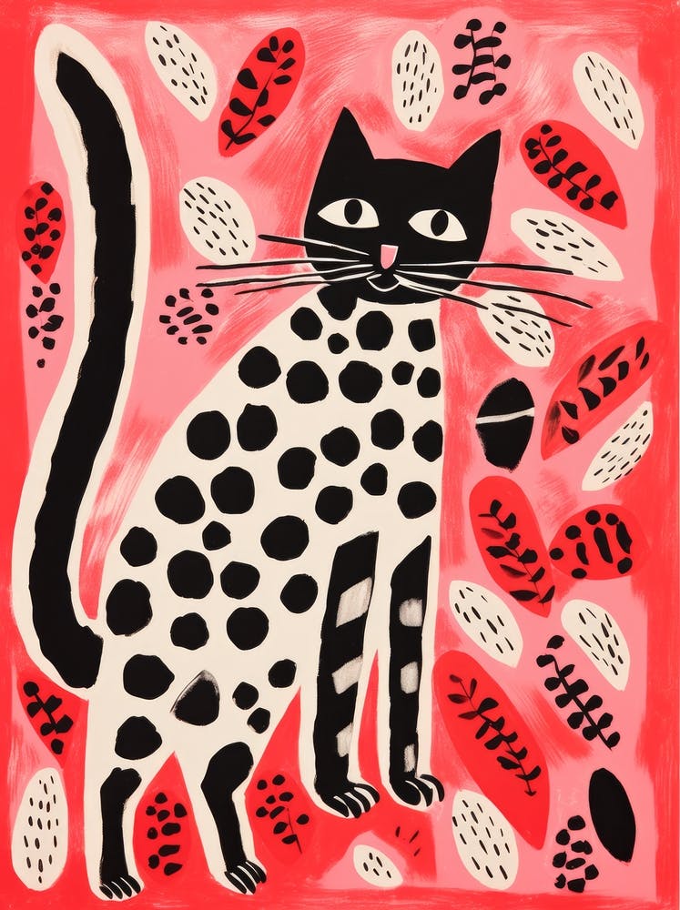 Polka Dot Cat 3