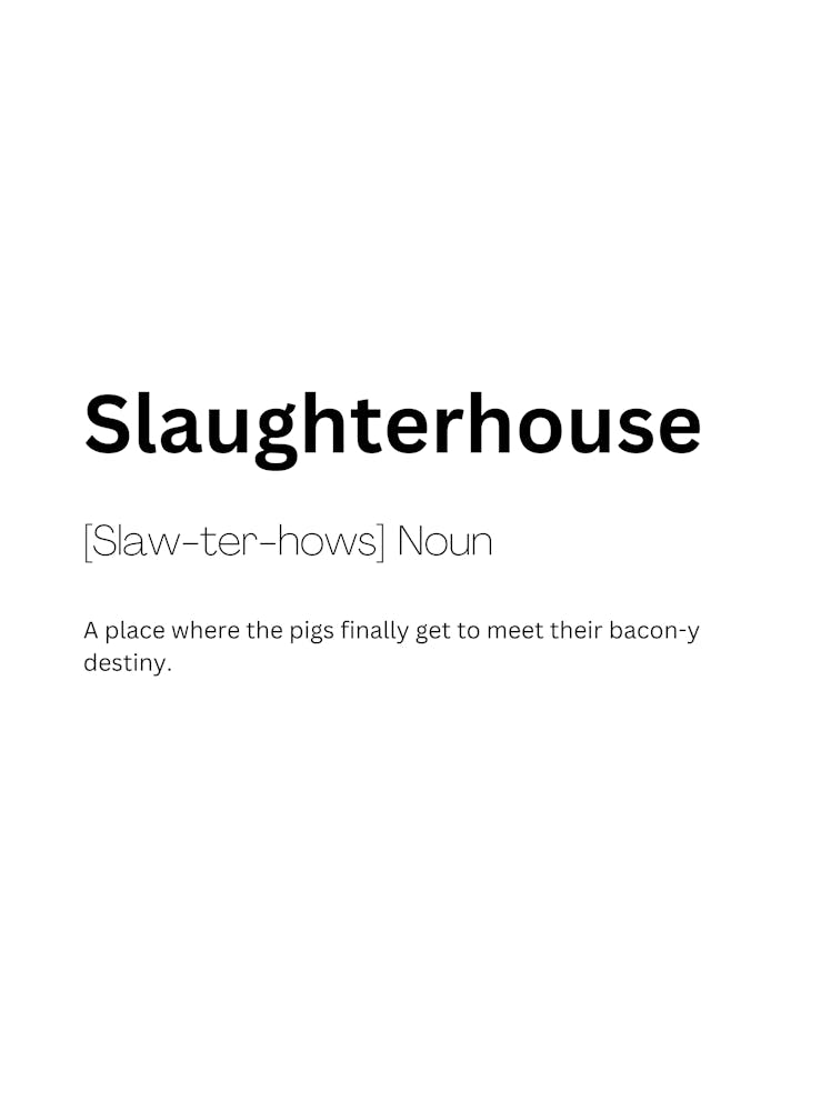 Slaughterhouse Definition Meaning 1