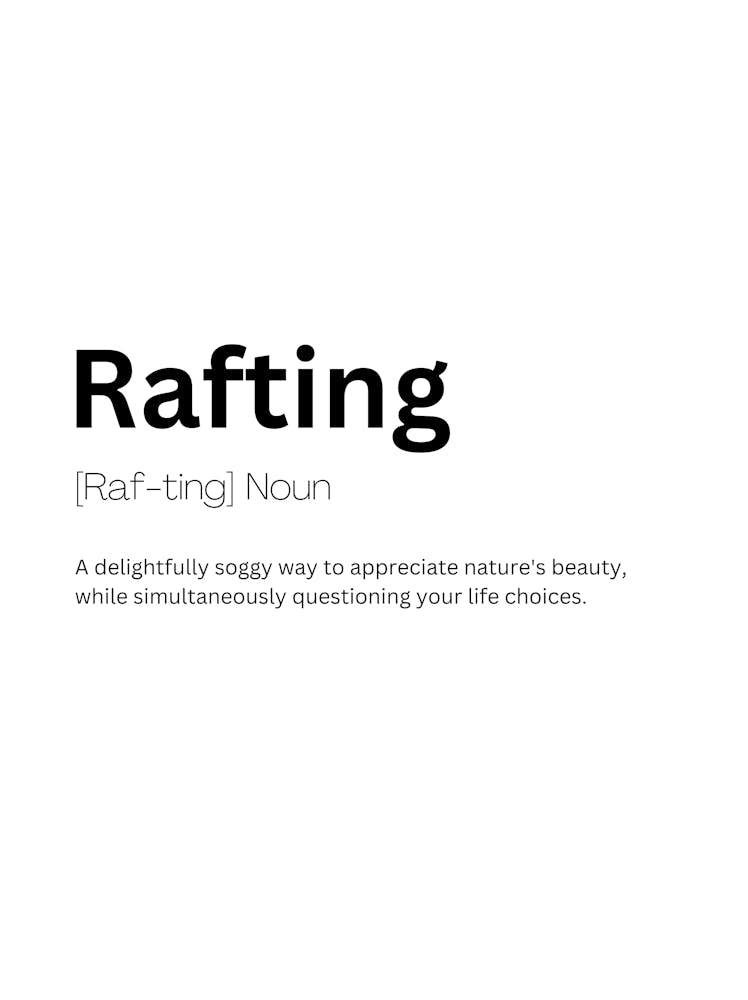 Rafting Definition Meaning