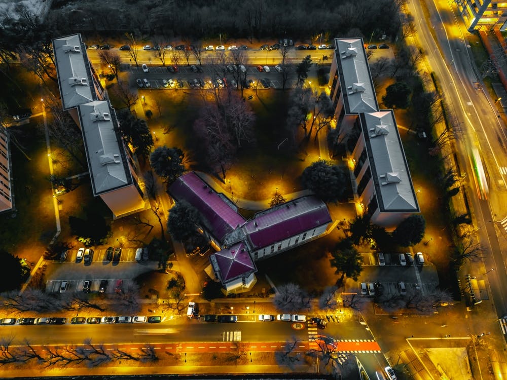 Milano al tramonto Stampe arte